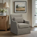 London - Skirted Swivel Chair - Tan Multi - Simple Home Plus