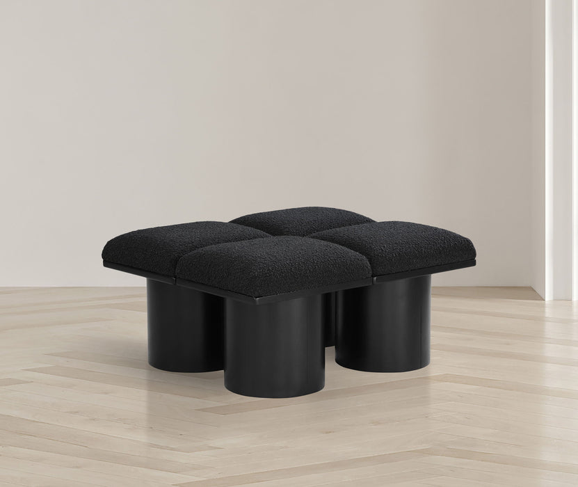 Pavilion - 4 Piece Modular Bench With Black Base - Simple Home Plus