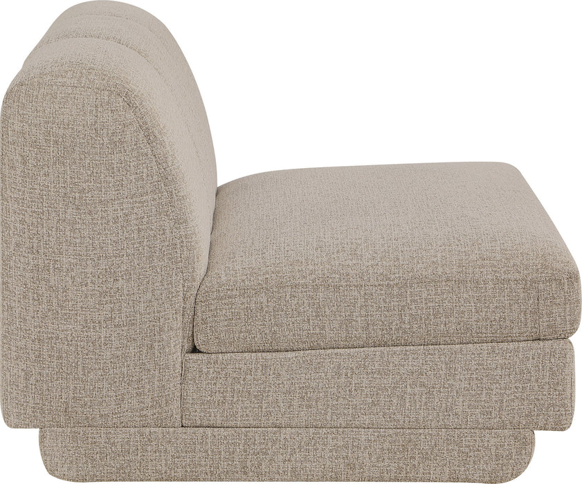Modari - Fabric Upholstered Armless Chair - Simple Home Plus