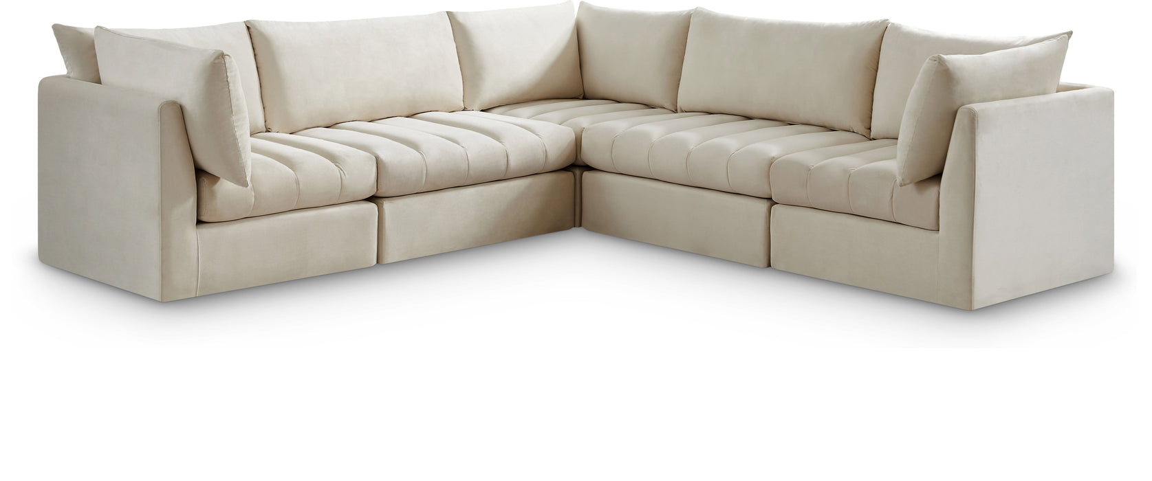 Jacob - Modular Corner Sectional 5 Piece - Simple Home Plus
