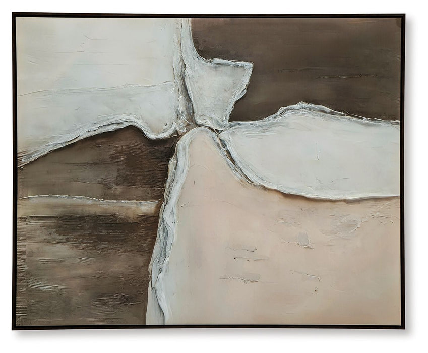 Junward - Brown / Tan / White - Wall Art - Simple Home Plus