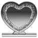 Euston - Heart Shaped Vanity Mirror - Silver - Simple Home Plus