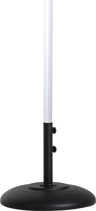Fiji - Aluminum Patio Umbrella With Round Black And White Base - Simple Home Plus