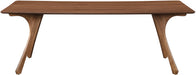 Glenwood - 86.75" Solid Wood And Walnut Veneer Dining Table - Brown - Simple Home Plus