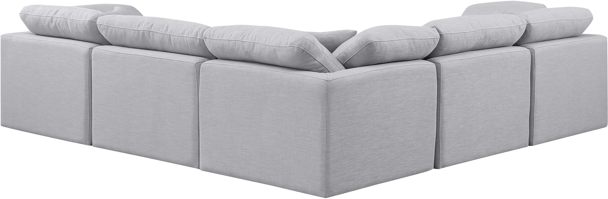 Indulge - Linen 5 Piece Modular Corner Sectional - Simple Home Plus
