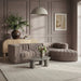 Rummi - Velvet Performance Fabric Upholstered 4 Piece Modular Sectional, With Reverse Corner Chair - Simple Home Plus