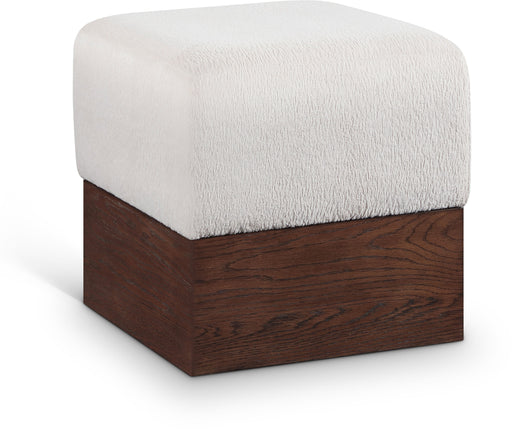 Havre - Ottoman / Stool With Brown Base - Simple Home Plus