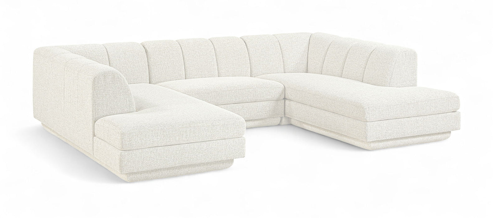 Modari - Sectional - Cream - Simple Home Plus
