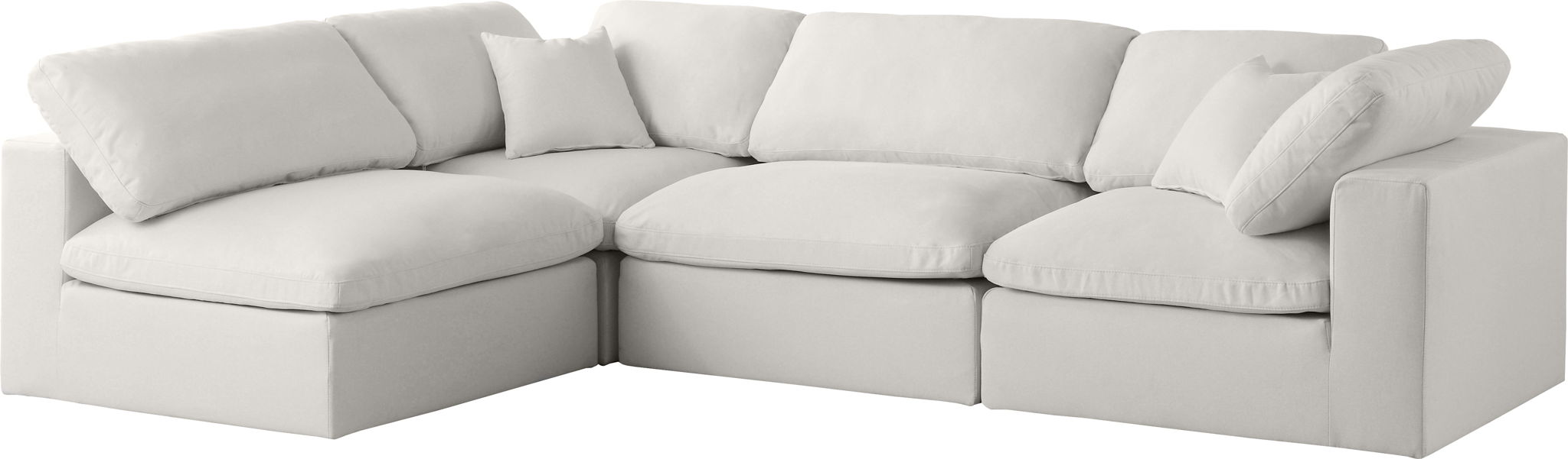 Plush - 4 Piece Modular Sectional - Simple Home Plus
