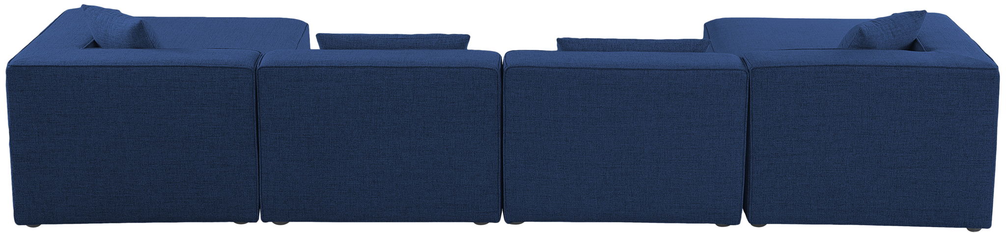 Cube - Linen 6 Piece Modular Double Chaise Sectional - Simple Home Plus