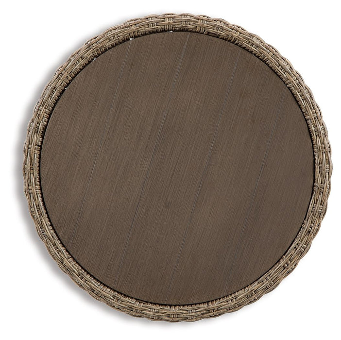 Danson - Beige - Round End Table - Simple Home Plus