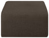 Arc - Boucle Fabric Ottoman - Simple Home Plus