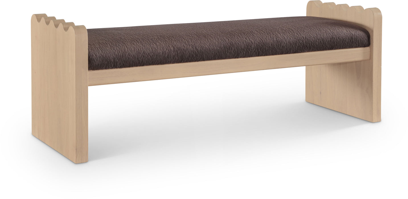 Sonia - Bench With Natural Base - Simple Home Plus