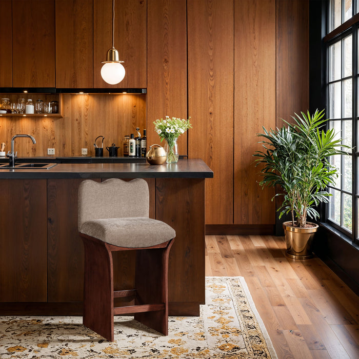 Shaw - Counter Stool - Walnut Base - Simple Home Plus