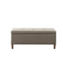 Shandra II - Tufted Top Storage Bench - Light Gray - Simple Home Plus