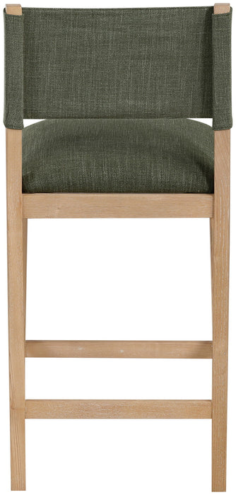Avon - Linen Textured Performance Fabric Upholstered Counter Stool - Simple Home Plus