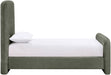 Fira - Chenille Fabric Upholstered Bed - Simple Home Plus