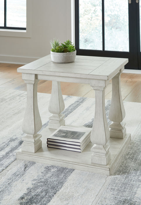 Arlendyne - Antique White - Rectangular End Table - Simple Home Plus