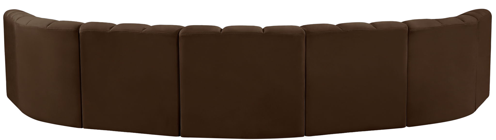Arc - Velvet 7 Piece U-Shaped Modular Sofa - Simple Home Plus