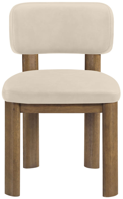 Paloma - Vegan Leather Upholstered Dining Chair (Set of 2) - Brown Frame - Simple Home Plus