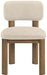 Paloma - Vegan Leather Upholstered Dining Chair (Set of 2) - Brown Frame - Simple Home Plus