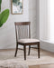 Everton - Wood Dining Side Chair (Set of 2) - Dark Walnut - Simple Home Plus