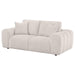 Burnett - Chenille Upholstered Wide Arm Loveseat - Simple Home Plus