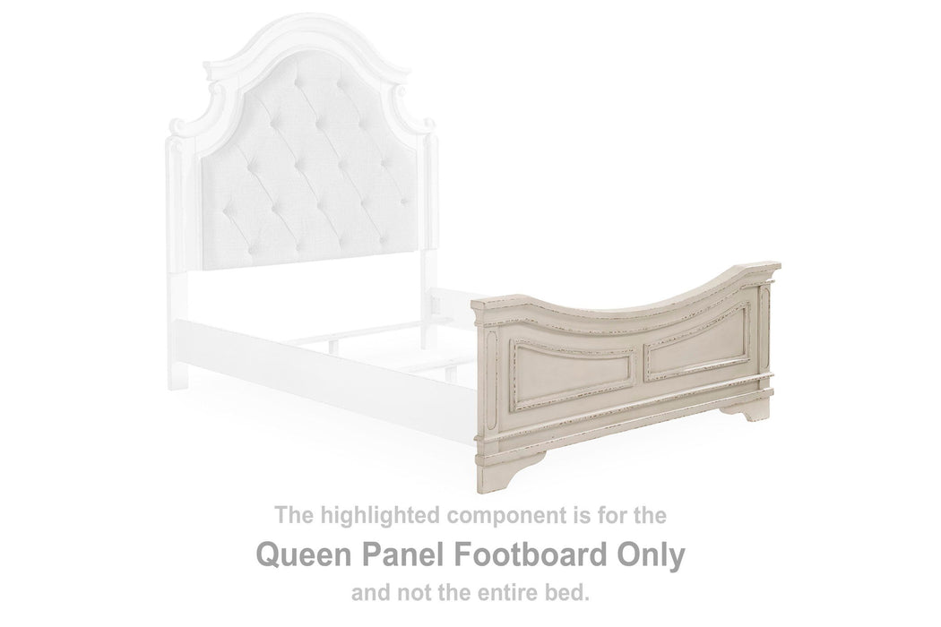 Realyn - Queen Panel Footboard - Chipped White - Simple Home Plus