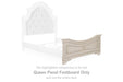 Realyn - Queen Panel Footboard - Chipped White - Simple Home Plus
