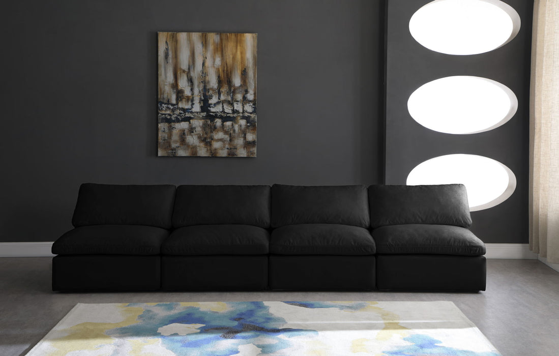 Plush - Modular Armless 4 Seat Sofa - Simple Home Plus