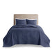 Oakley - 3 Piece Reversible Bedspread Set - Navy - Simple Home Plus