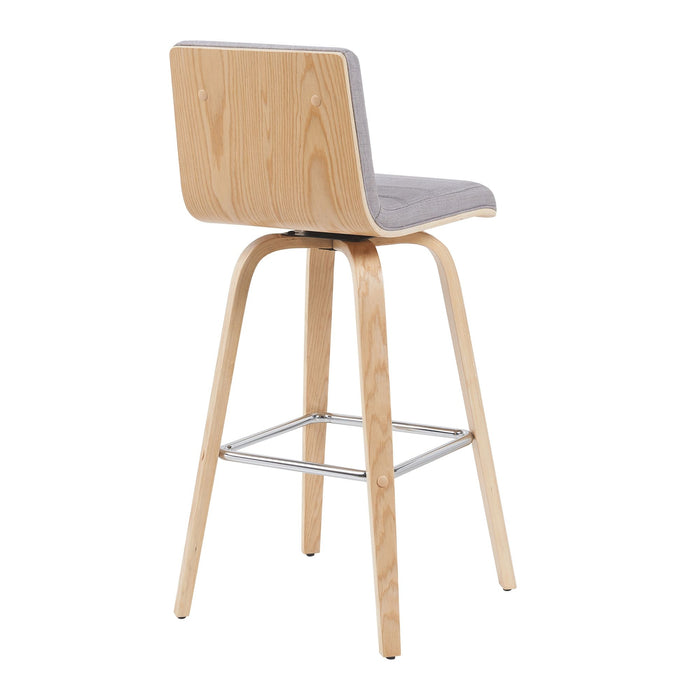 Vienna - Swivel Bar Stool - Light Brown Base - Simple Home Plus