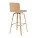 Vienna - Swivel Bar Stool - Light Brown Base - Simple Home Plus