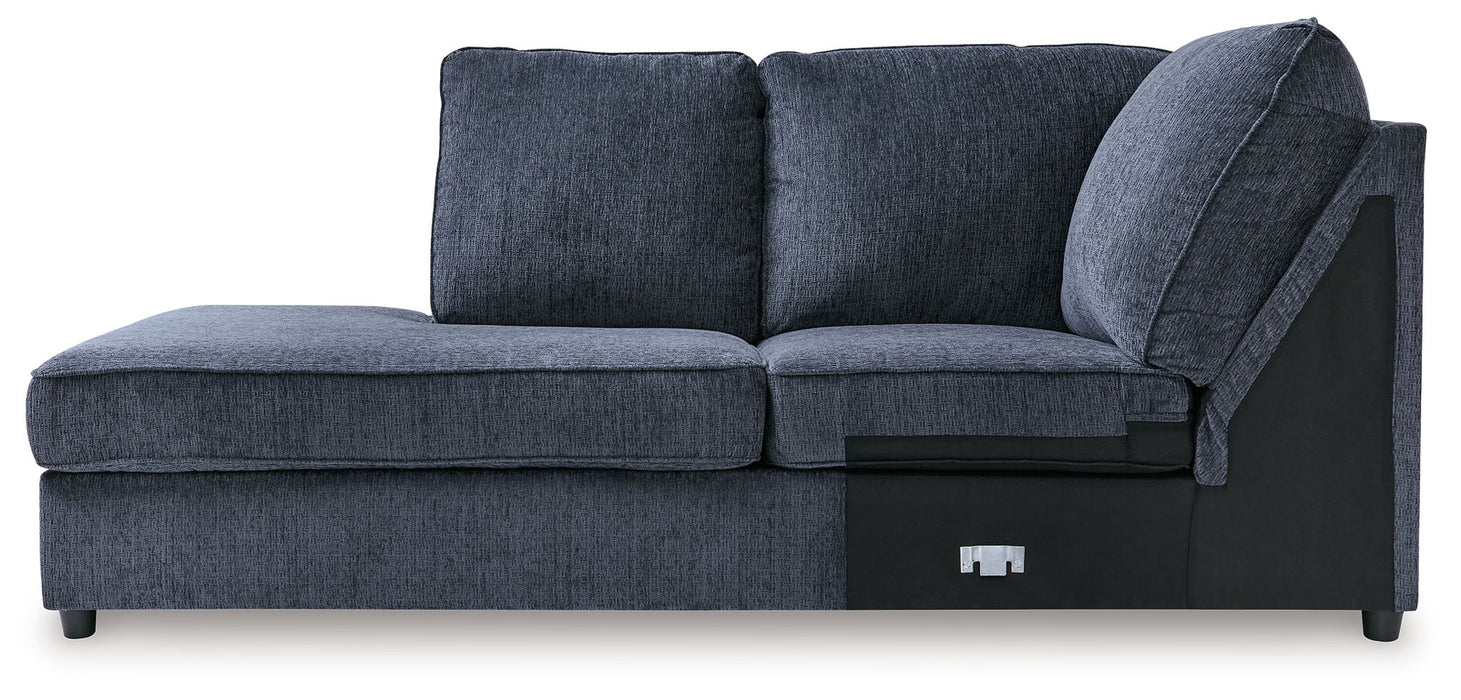 Albar Place - Laf Corner Chaise - Cobalt - Simple Home Plus