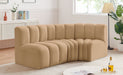 Arc - Velvet 3 Piece Sofa - Simple Home Plus