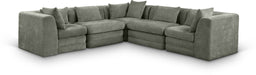 Stellar - 5 Piece Upholstered Modular Sectional - Simple Home Plus
