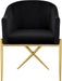 Xavier - Dining Chair with Gold Legs - Simple Home Plus