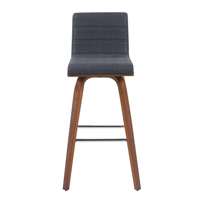 Vienna - Swivel Bar Stool - Walnut Base - Simple Home Plus