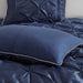 Laurel - King 7 Piece Tufted Comforter Set - Navy - Simple Home Plus