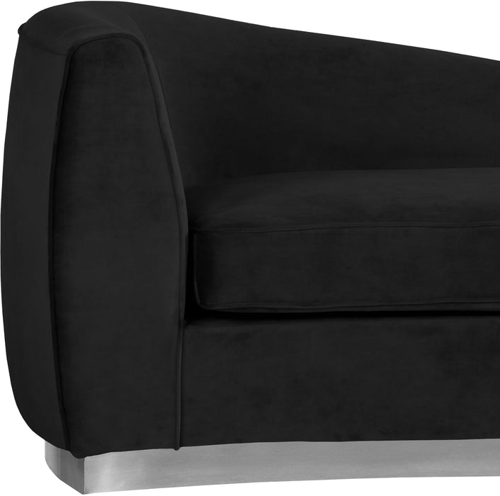 Julian - Chaise with Chrome Base - Simple Home Plus