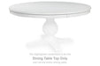 Greddinton - Round Dining Room Table Top - White - Simple Home Plus