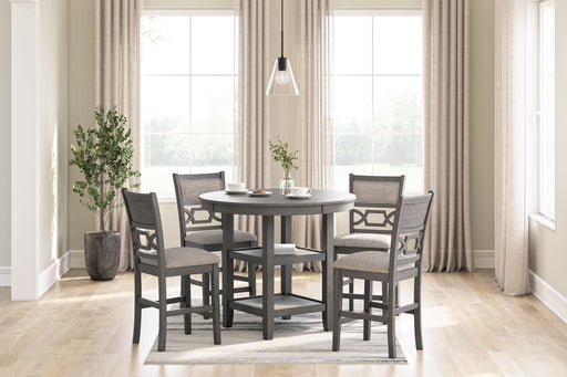 Wrenning - Gray - Drm Counter Table Set (Set of 5) - Simple Home Plus