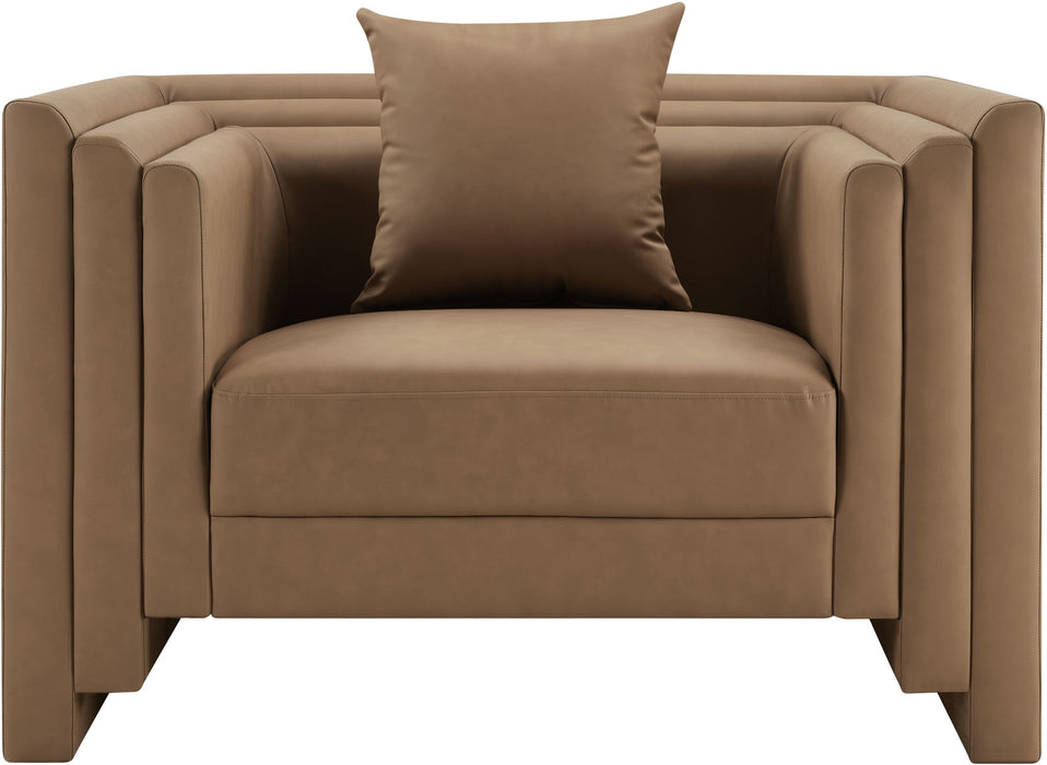 Everett - Vegan Leather Upholstered Chair - Simple Home Plus