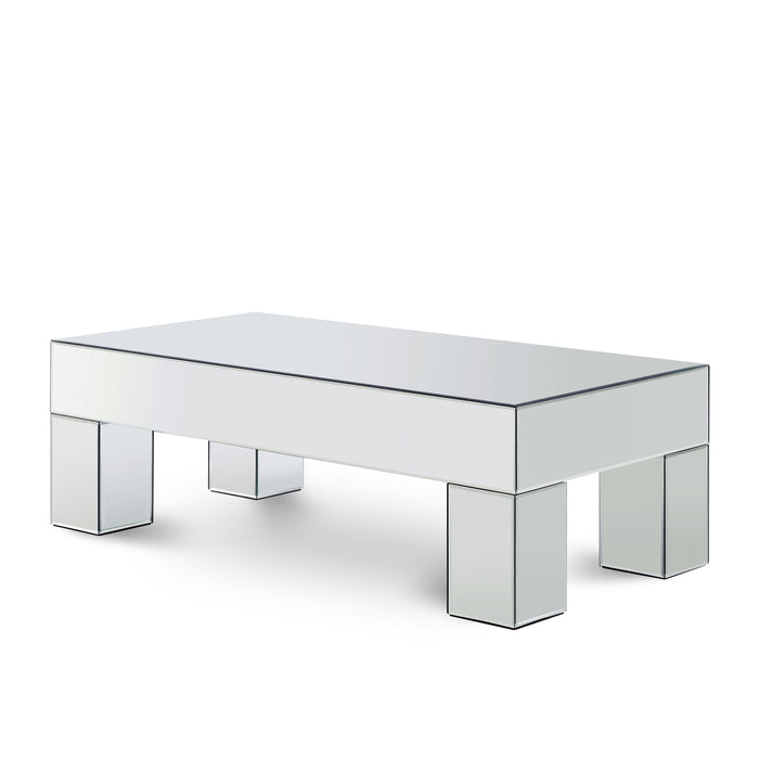 Lainy - Coffee Table - Pearl Silver - Simple Home Plus