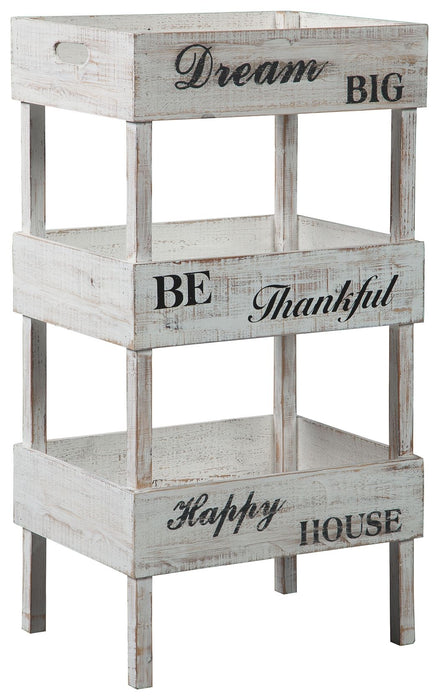 Storage Shelf Antique White