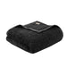 Burlington - Twin Berber Blanket - Black - Simple Home Plus