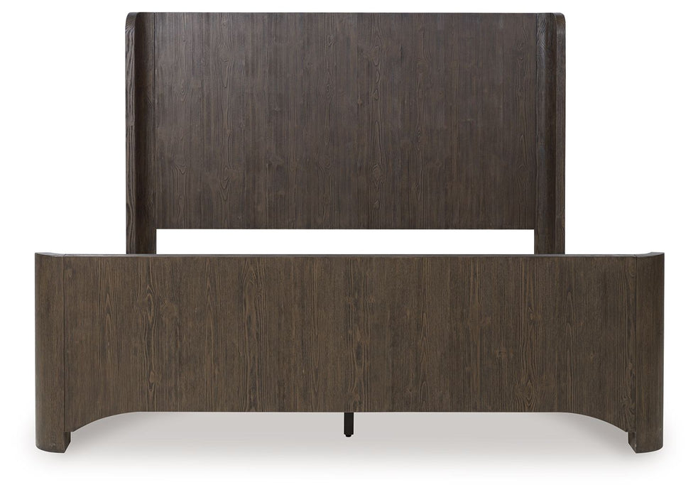 Neo - Rich Brown - California King Panel Bed - Simple Home Plus