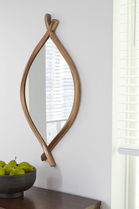 Bartner - Antique Gold Finish - Accent Mirror - Simple Home Plus