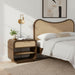 Windsor - Solid Wood Nightstand - Brown - Simple Home Plus