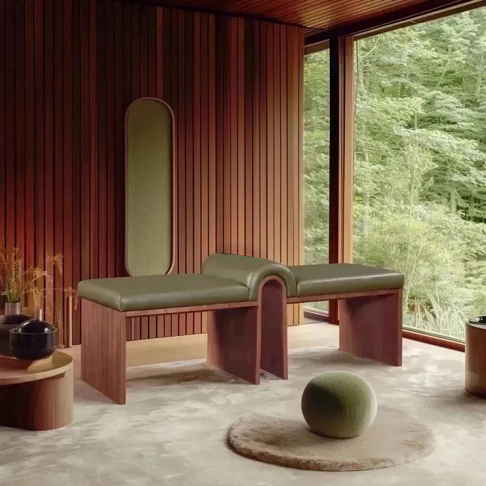 Delphine - Bench - Walnut Base - Simple Home Plus